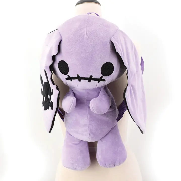 Purple Bunny Stuffed Backpack