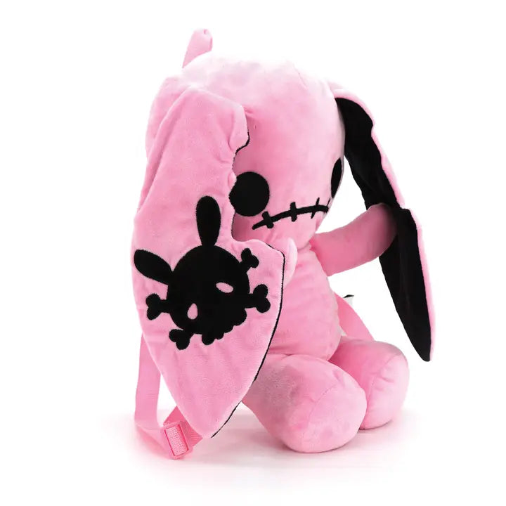 Naughty Stuffed Bunny Backpack