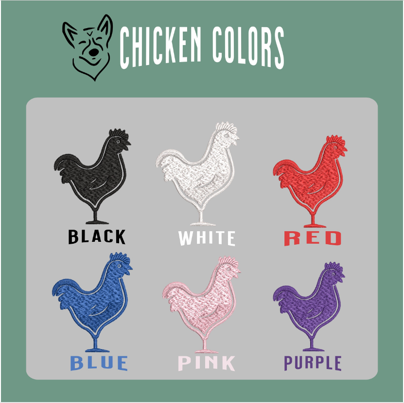 Embroidered Chicken Sweatshirt