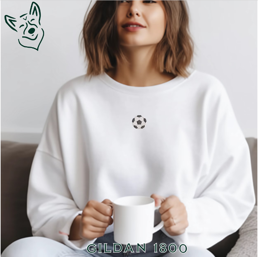 Embroidered Soccer Sweatshirt