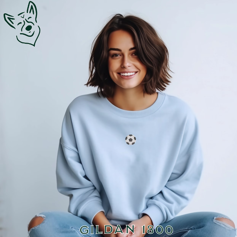 Embroidered Soccer Sweatshirt