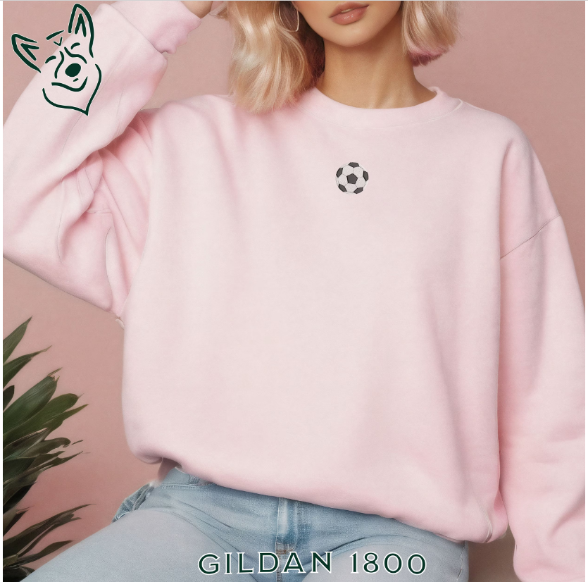 Embroidered Soccer Sweatshirt