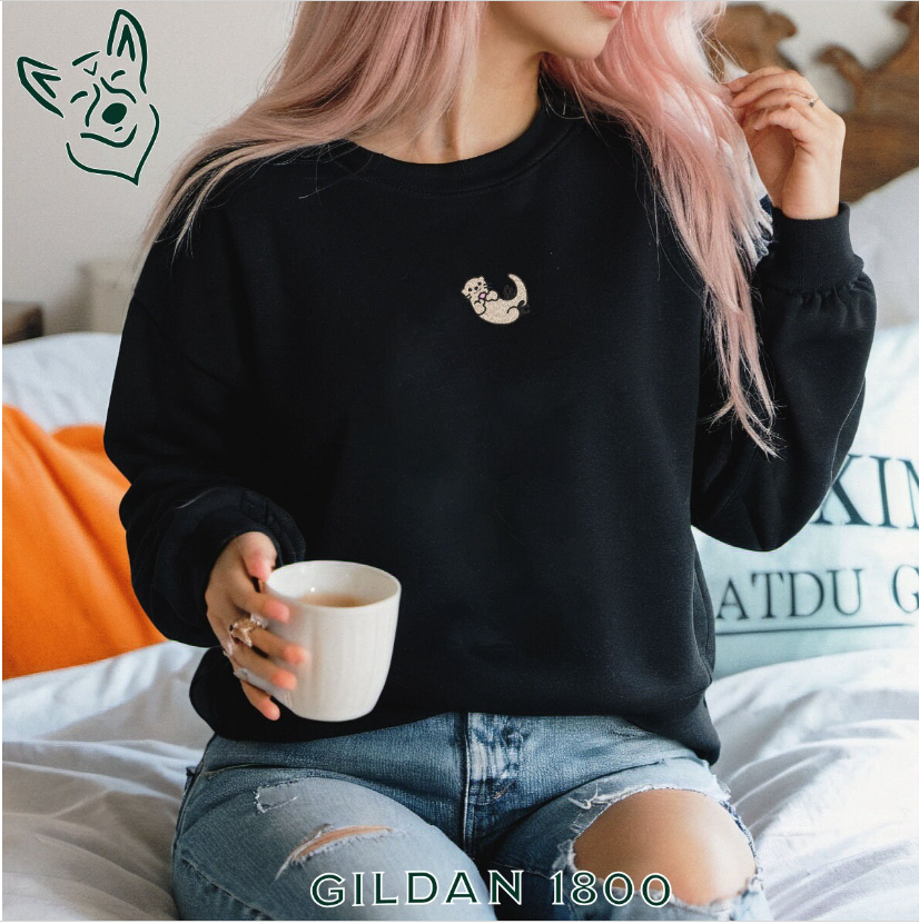 Embroidered Lone Otter Sweatshirt