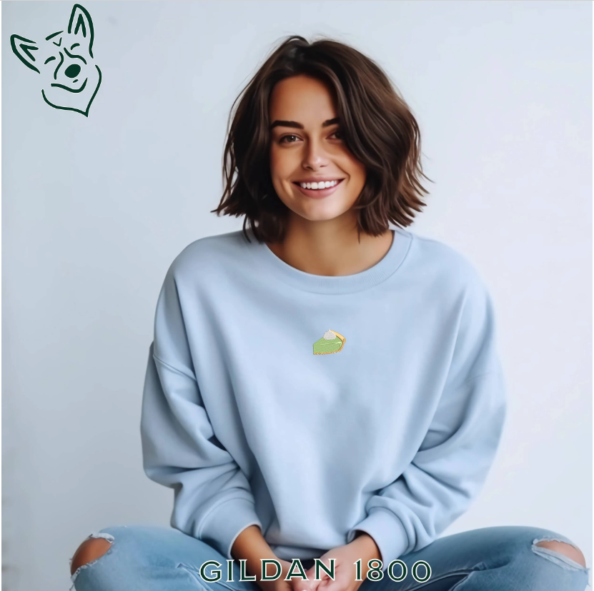 Embroidered Key Lime Pie Sweatshirt
