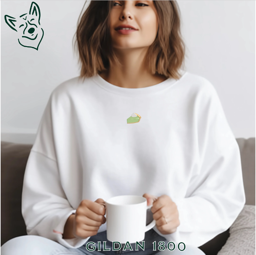 Embroidered Key Lime Pie Sweatshirt